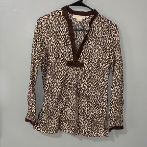 Michael Kors petite small tunic brown